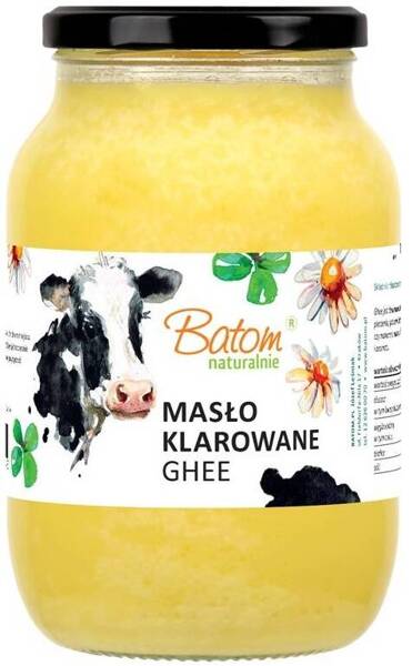 Masło klarowane Ghee 1L Batom - naturalny tłuszcz KETO