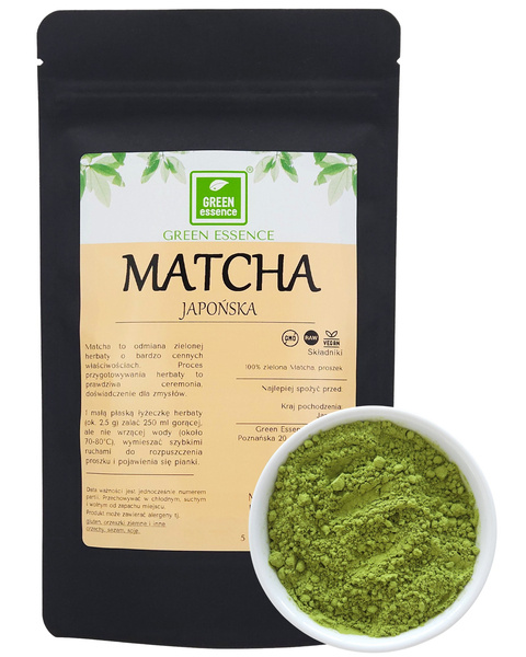 Matcha japońska zielona herbata w proszku 100 g