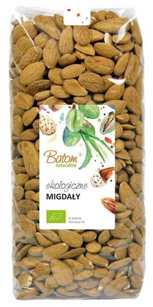 Migdały całe Ekologiczne BIO 1 kg - Batom