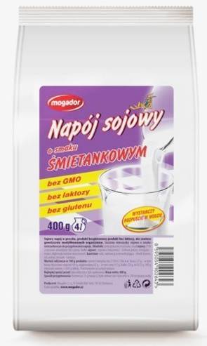 Napój sojowy Śmietankowy w proszku 400 g - Mogador