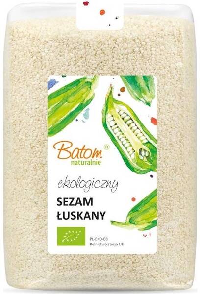 Sezam łuskany Ekologiczny BIO 1 kg - Batom