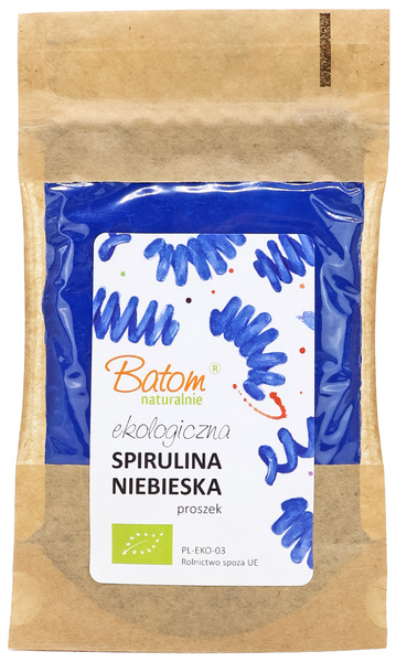 Spirulina niebieska Ekologiczna 15 g Batom - naturalny barwnik