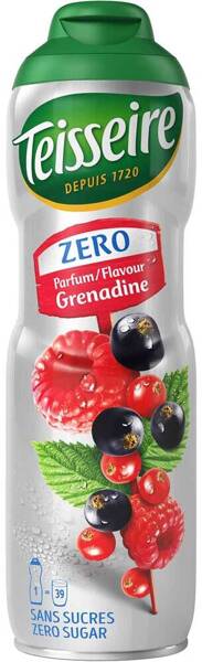 Syrop Grenadine Owoce Letnie Bez Cukru koncentrat bidon 600 ml Teisseire Zero