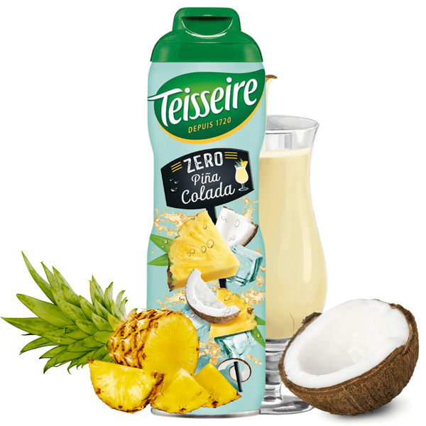 Syrop Koktajl Pina Colada Bez Cukru Bezalkoholowy koncentrat bidon 600 ml Teisseire Zero