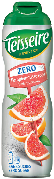 Syrop Pink Grapefruit Różowy Grejpfrut Bez Cukru koncentrat bidon 600 ml - Teisseire 0%