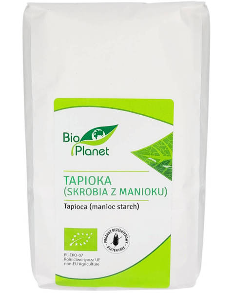 Tapioka - skrobia z manioku mąka Bezglutenowa Ekologiczna 400 g - Bio Planet