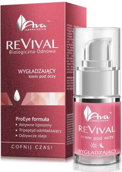 Wygładzający krem pod oczy 15 ml - Ava ReVival