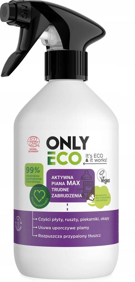 Aktywna piana MAX trudne zabrudzenia 500 ml OnlyEco