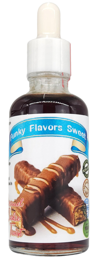 Aromat Sweet Caramel Cookie Twist - baton z karmelem i herbatnikami 50 ml Funky Flavors