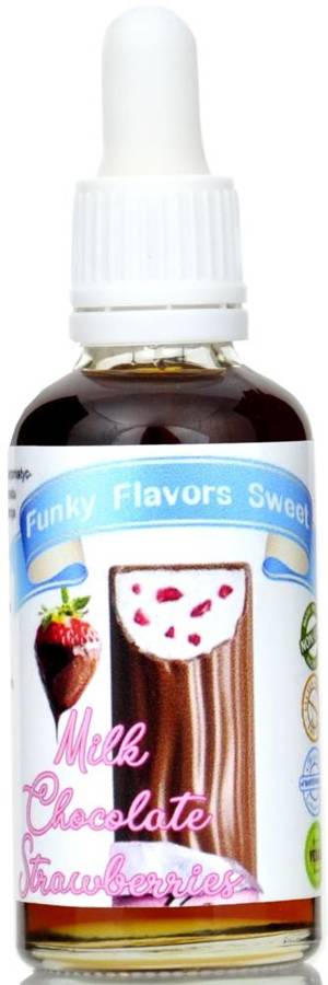 Aromat Sweet Milky Choc Strawberries - batonik jogurtowy z truskawkami 50 ml Funky Flavors