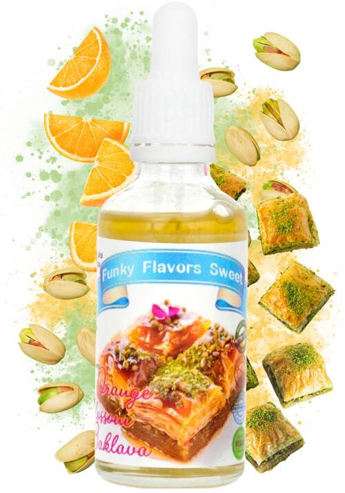 Aromat Sweet Orange Blossom Baklava - baklawa z pistacjami 50 ml Funky Flavors