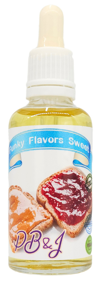 Aromat Sweet PB & J - masło orzechowe z galaretką 50 ml Funky Flavors (WAŻN. 10.2024)