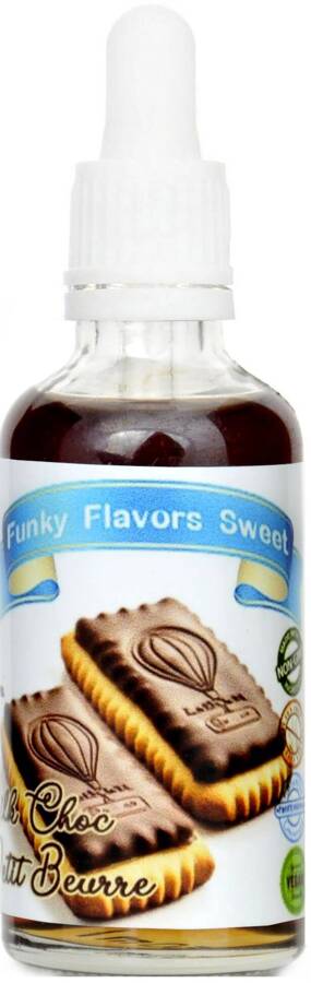 Aromat Sweet Petit Beurre Milk Choc - herbatniki w czekoladzie mlecznej 50 ml Funky Flavors