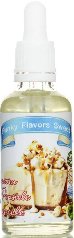 Aromat Sweet Popcorn Popsicle Cheesecake - sernik z białą czekoladą i popcornem 50 ml Funky Flavors