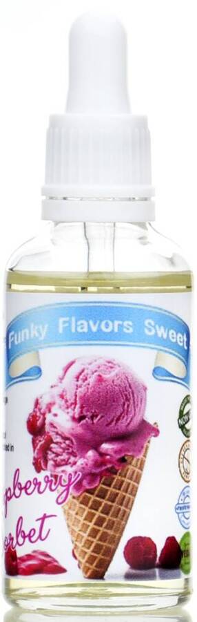 Aromat Sweet Raspberry Sorbet - lody malinowe Bez Cukru 50 ml Funky Flavors