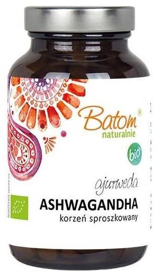 Ashwagandha Ekologiczna Bio 250 tabletek 125 g Batom - suplement diety Ajurweda