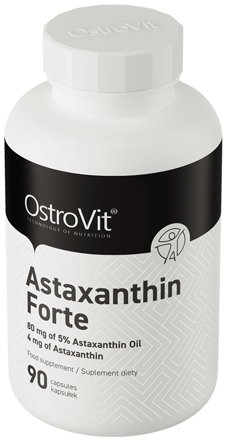 Astaksantyna FORTE - Suplement Diety Antyoksydant 90 kaps - Ostrovit