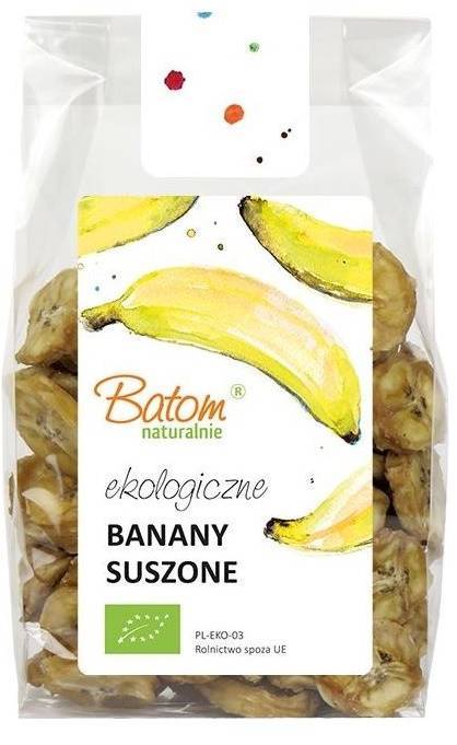 Banany suszone krążki Ekologiczne BIO 125 g - Batom