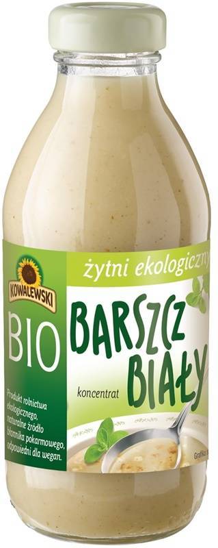 Barszcz biały żytni Ekologiczny - koncentrat  320 ml - Kowalewski