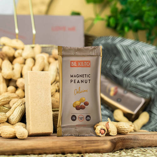 Baton Keto Magnetyczny Orzech bez cukru 40 g BeKeto Magnetic Peanut Delicious