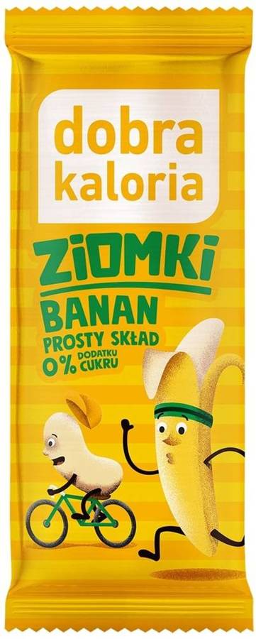 Baton Ziomki banan i nerkowce 32 g Dobra Kaloria - batonik Bez Cukru