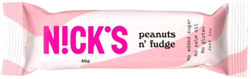 Baton czekoladowy z orzechami ziemnymi Bez Cukru Keto 40 g Nick's Peanuts n' Fudge