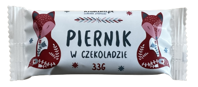 Baton daktylowy Piernik w czekoladzie 33 g Krukam