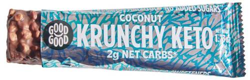 Baton kokosowy w czekoladzie mlecznej - Krunchy Keto Coconut Bar 35 g - Good Good