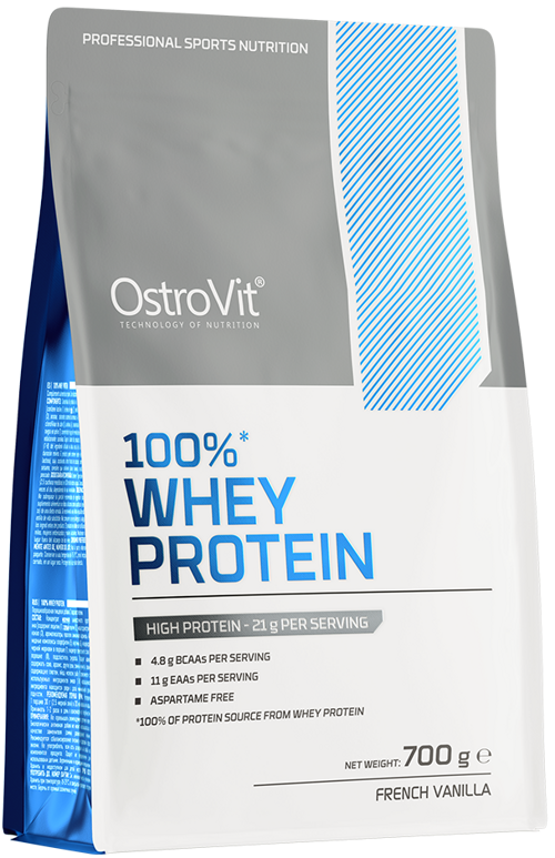 Białko WPC francuska wanilia OstroVit 100% Whey Protein French Vanilla 700 g - suplement diety