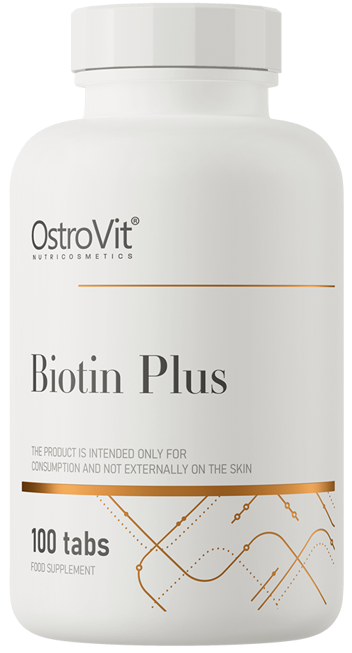 Biotyna Plus 100 tabletek Ostrovit Biotin - suplement diety