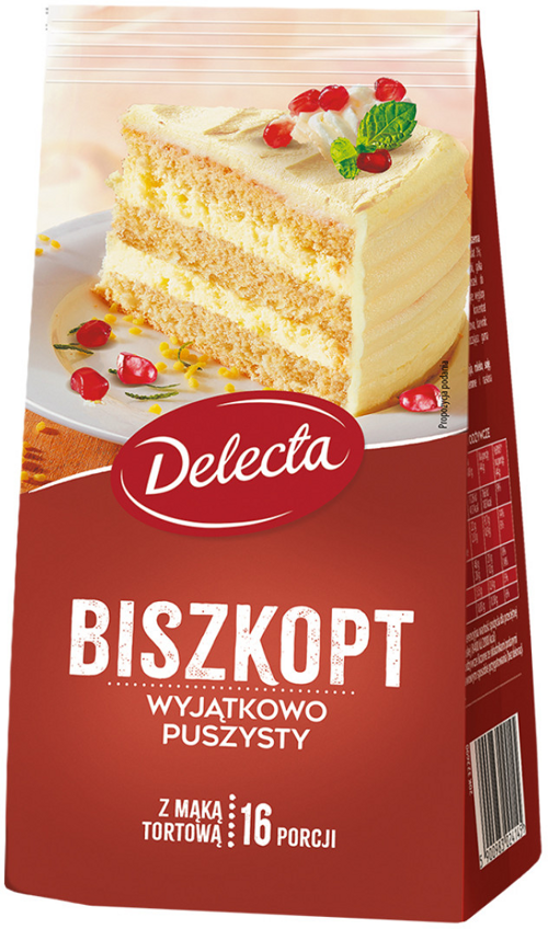 Biszkopt wyjątkowo puszysty 380 g Delecta