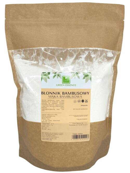Błonnik bambusowy 500 g BF200 - KETO mąka bambusowa niskowęglowodanowa
