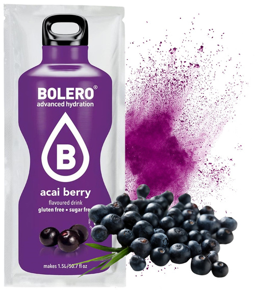 Bolero Drink Acai Berry - napój w proszku ze stewią Jagoda Acai 9 g