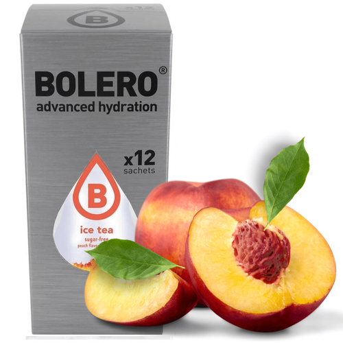 Bolero Drink Ice Tea Peach Box 12 szt. napój w proszku ze stewią Herbata Brzoskwiniowa 8 g