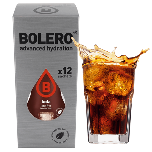 Bolero Drink Kola Box 12 szt. - napój w proszku ze stewią Cola 9 g