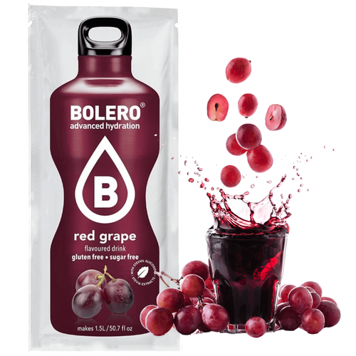 Bolero Drink Red Grape - napój w proszku ze stewią Czerwone Winogrono 9 g