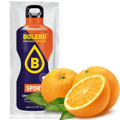 Bolero Sport Orange - napój Izotoniczny w proszku ze stewią Pomarańcz 9 g