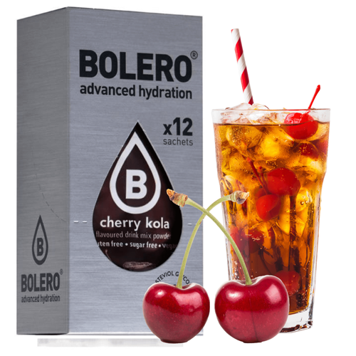 Bolero Sticks Cherry Kola Box - napój w proszku ze stewią Wiśniowa Cola 12szt.