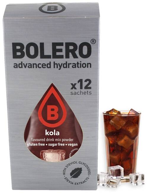 Bolero Sticks Kola Box - napój w proszku ze stewią Cola 12szt.