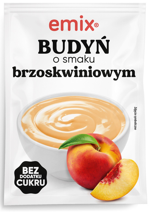 Budyń bez cukru Brzoskwiniowy 40 g Emix o smaku brzoskwiniowym