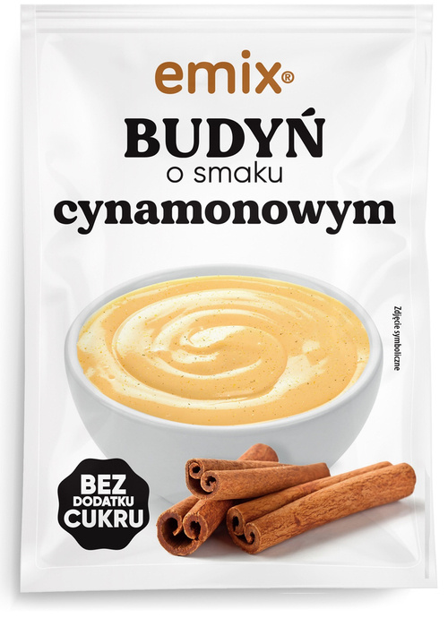 Budyń bez cukru Cynamon 40 g Emix o smaku cynamonowy