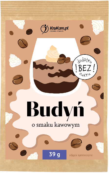 Budyń o smaku kawowym Bez Cukru 39 g Krukam