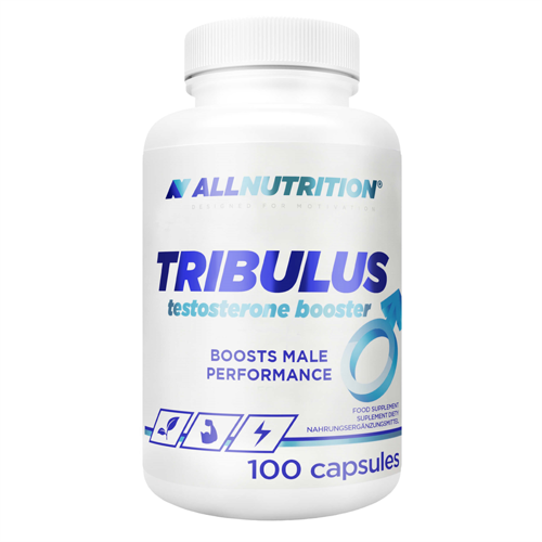 Buzdyganek Tribulus Testosterone Booster suplement diety Allnutrition 100 kaps.
