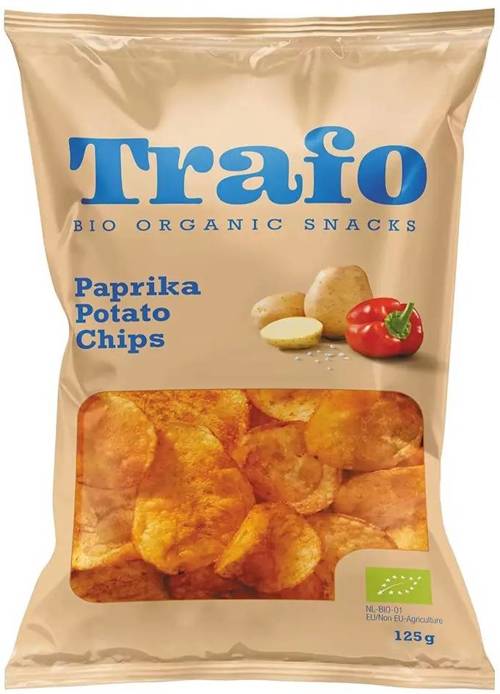 Chipsy ziemniaczane o smaku paprykowym BIO 125 g - Trafo