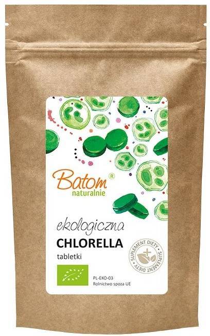 Chlorella 400 mg Ekologiczna BIO - Suplement Diety tabletki 250 g - Batom
