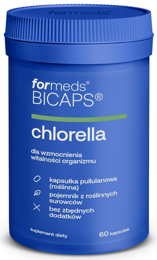 Chlorella portugalska 60 kapsułek Formeds BICAPS - suplement diety algi