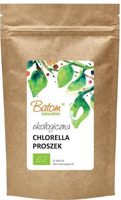 Chlorella w proszku Ekologiczna BIO - Suplement Diety proszek 100 g - Batom