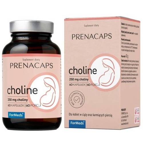 Cholina - Suplement diety Choline DLA KOBIET 60 kaps - Formeds PrenaCaps