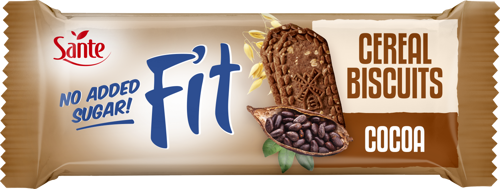 Ciasteczka zbożowe kakaowe Bez Cukru 50 g Fit Sante