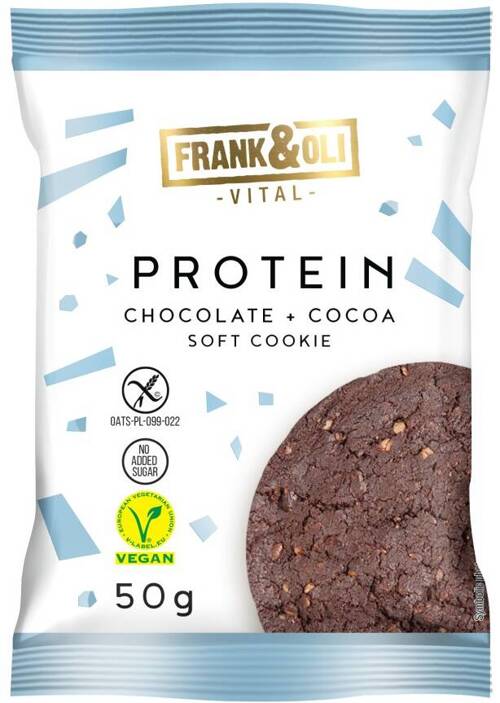 Ciasteczko miękkie Protein Brownie czekolada + kakao 50 g Frank&Oli